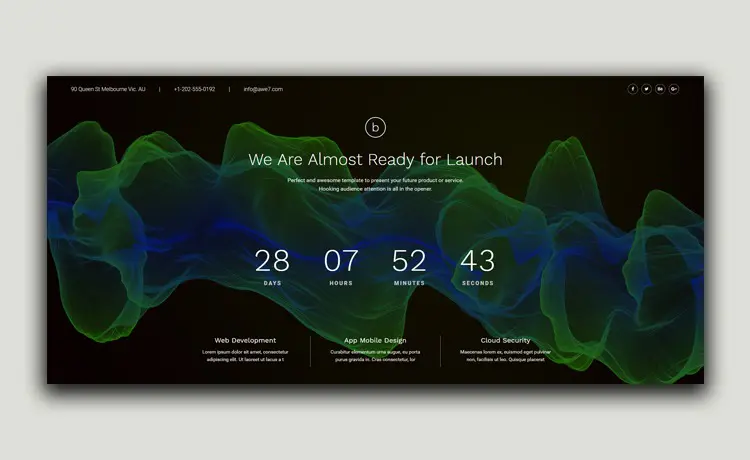 Templat Video Bootstrap Gratis Coming2Live