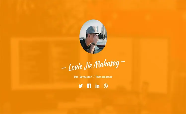 Bootstrap-Profil-Pengguna-Templat