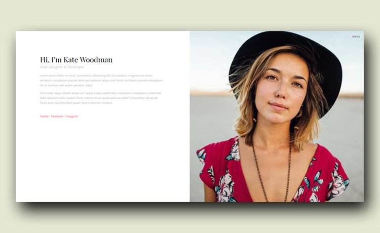 Template Profil Pengguna Bootstrap Personify Gratis
