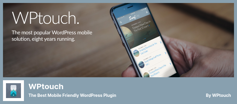 Plugin WPtouch - Plugin WordPress Ramah Seluler Terbaik