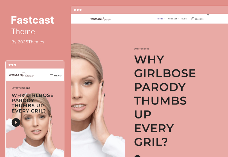 Thème Fastcast - Thème WordPress pour podcasts