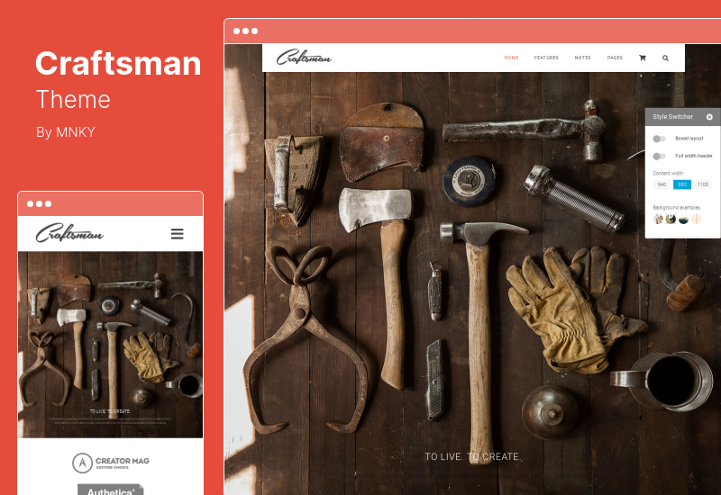 Tema dell'artigiano - Tema dell'artigianato di WordPress