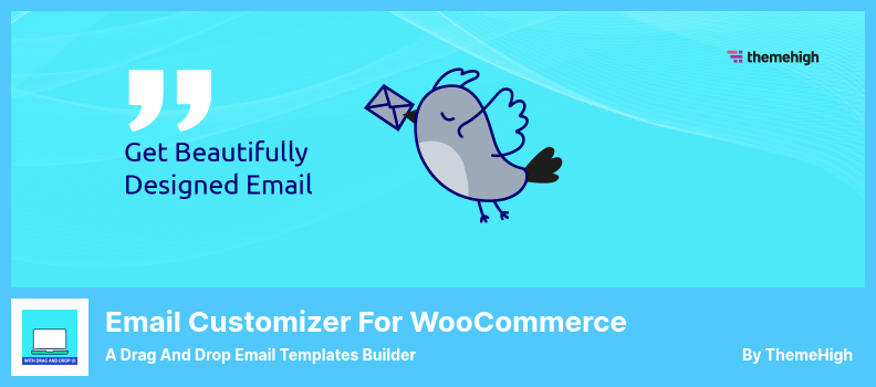 WooCommerce 플러그인용 이메일 커스터마이저 - 드래그 앤 드롭 이메일 템플릿 빌더