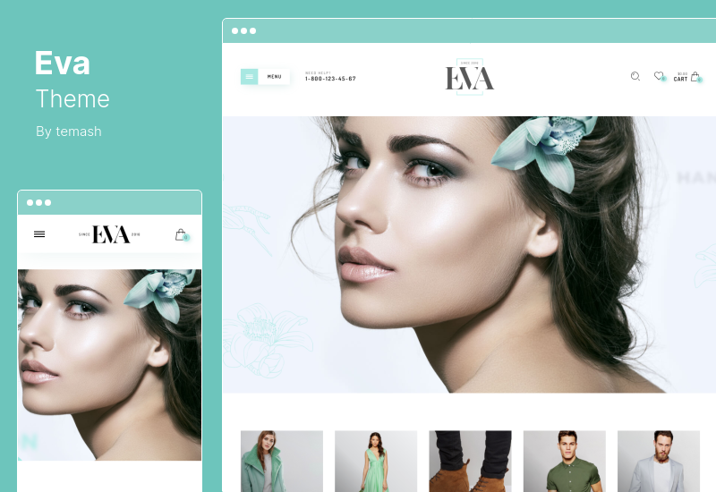 Tema Eva - Tema WooCommerce di moda