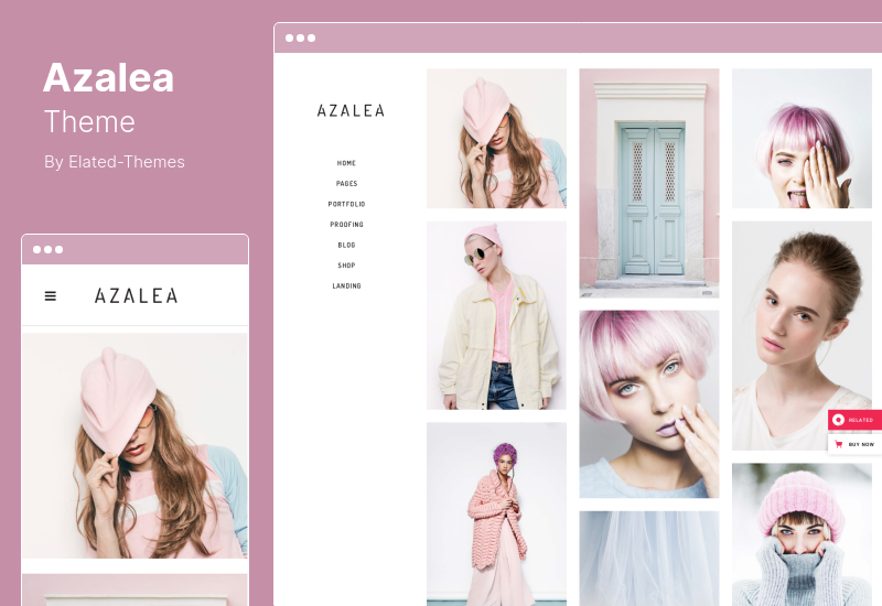Tema Azalea - Tema WordPress per la fotografia di moda