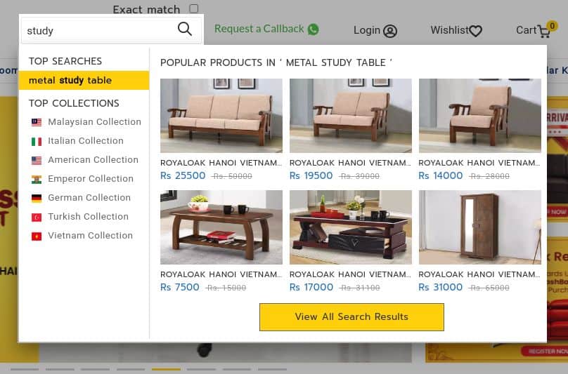 E-Commerce-Produktsuche