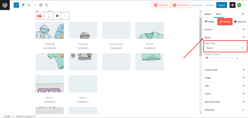 WooCommerce: แสดงหมวดหมู่ในหน้าร้านค้า! 9 Displaying All Categories