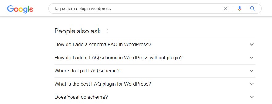 GoogleのFAQリッチスニペットの例
