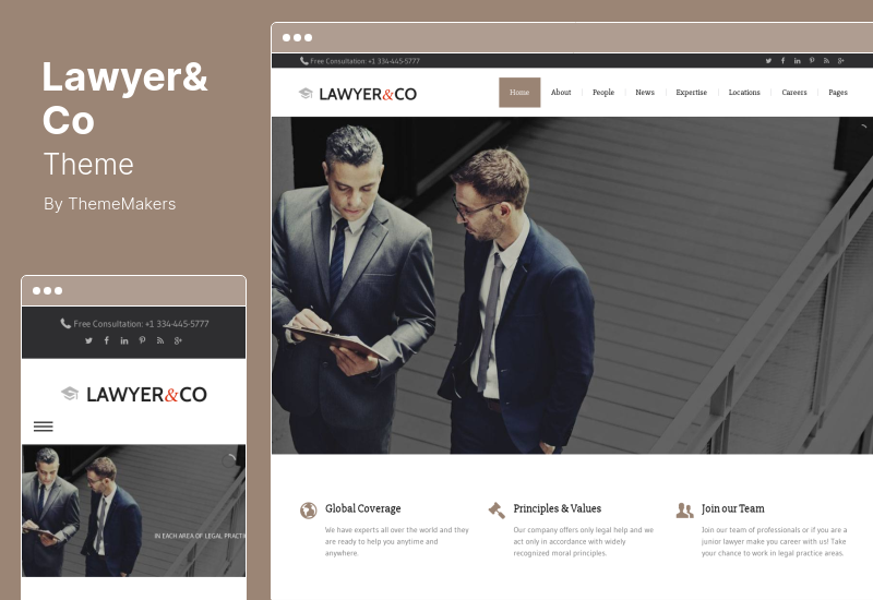 Tema Avvocato&Co - Tema WordPress per Avvocati Studi Legali