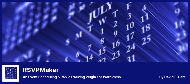 RSVPMaker Plugin - 用於 WordPress 的事件調度和 RSVP 跟踪插件