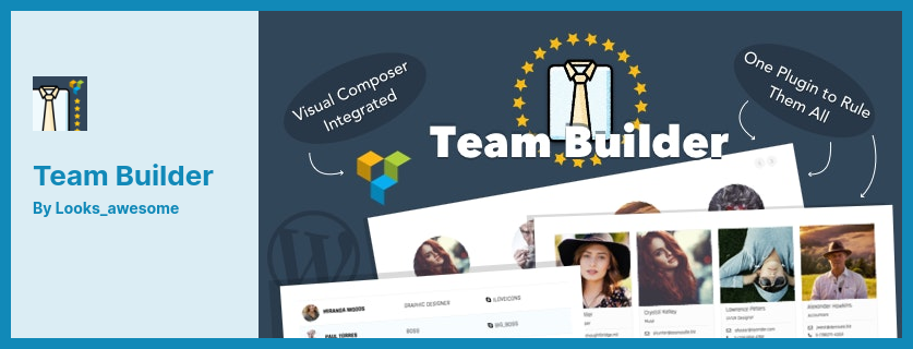 Team Builder Plugin - 很棒的團隊展示多用途 WordPress 插件