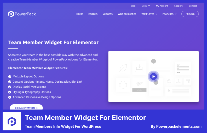Elementor 插件的團隊成員小部件 - WordPress 的團隊成員信息小部件