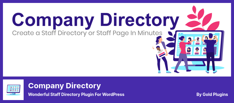 公司目錄插件 - 適用於 WordPress 的精彩員工目錄插件