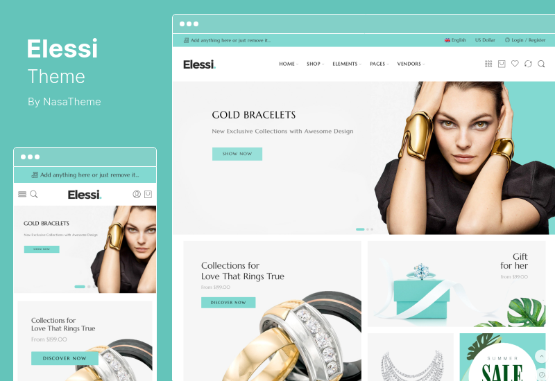 Elessiテーマ-WooCommerceAJAX&RTLはWordPressテーマをサポートしています