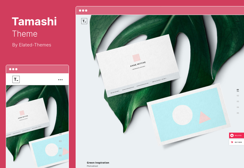 Tamashi 主題 - 組合 WordPress 主題