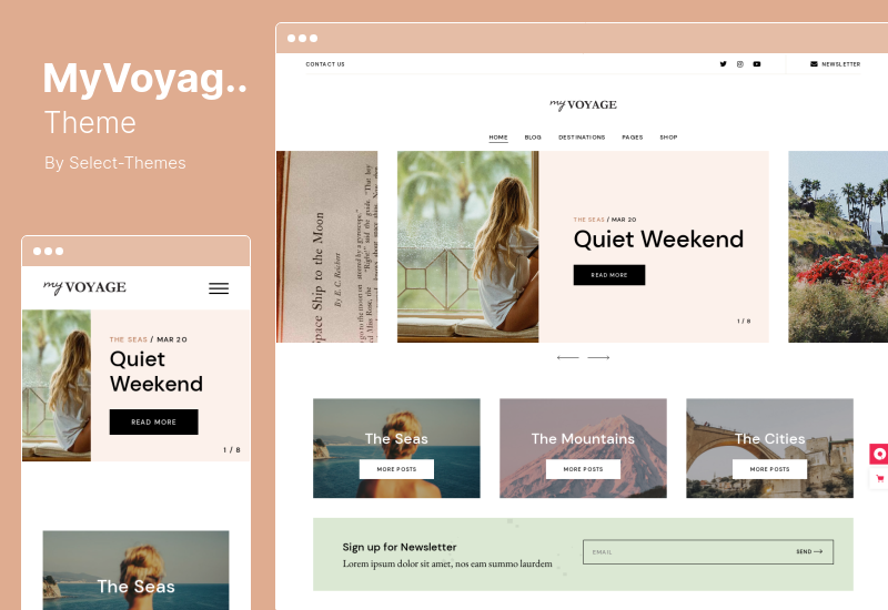 MyVoyage 主題 - 旅遊博客 WordPress 主題