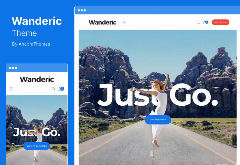 Wanderic Theme - 旅遊博客和生活方式 WordPress 主題