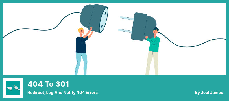 Плагин 404 to 301 - перенаправлять, регистрировать и уведомлять об ошибках 404