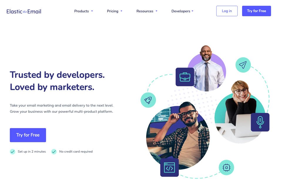 Elastik E-posta pazarlama kampanyaları Cloudways