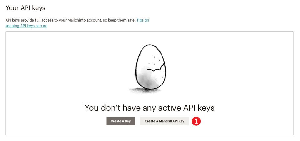 Mandrill, Cloudways'de e-posta pazarlama kampanyaları için bir anahtar oluşturuyor