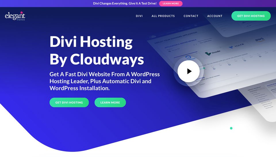 Cloudways tarafından Divi Barındırma
