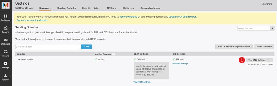 DNS ayarlarını test edin