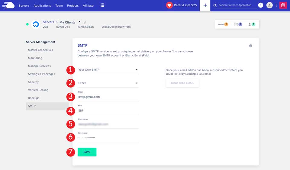 Gmail SMTP Kurulumu