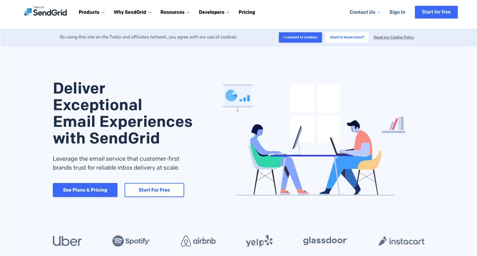 SendGrid e-posta pazarlama kampanyaları Cloudways