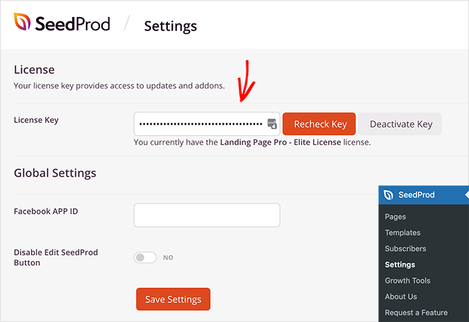verify-seedprod-license-key-SeedProd Verify your seedprod license key