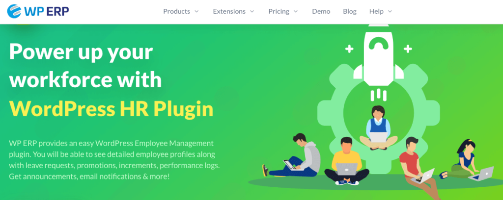 البرنامج المساعد WordPress HRM
