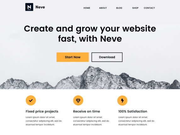 Neve - سمة WordPress فائقة السرعة و AMP و Gutenberg