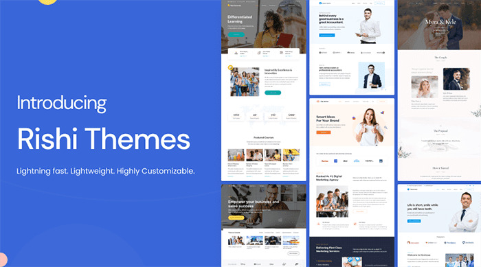 Rishi 테마 - 핵심 Web Vitals 최적화 WordPress 테마