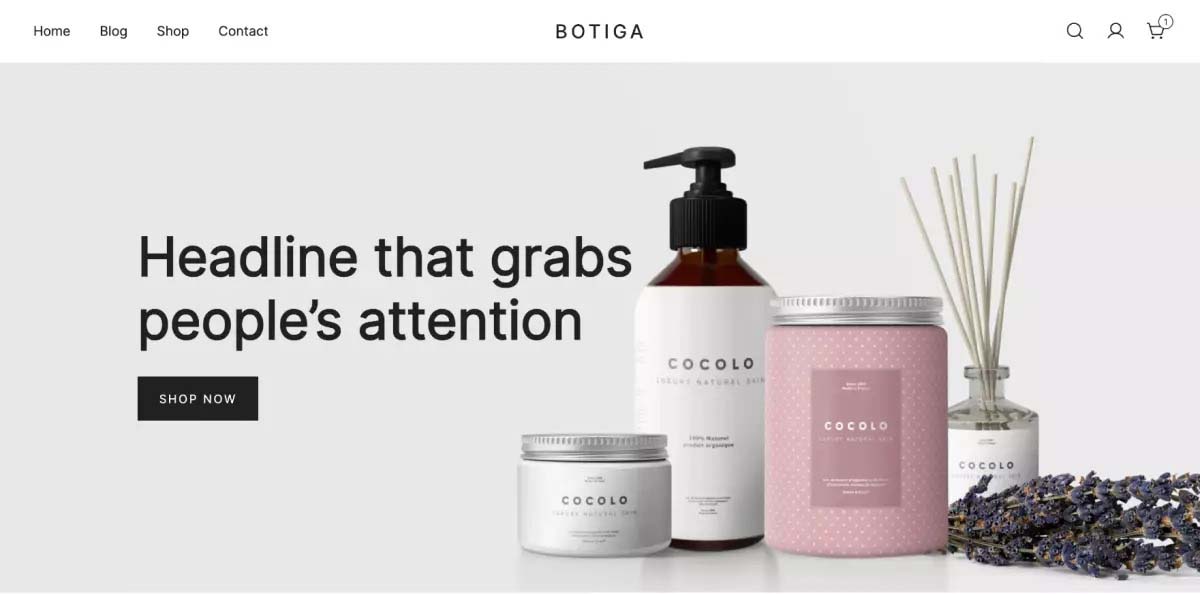 Botiga – 무료 WordPress WooCommerce 테마