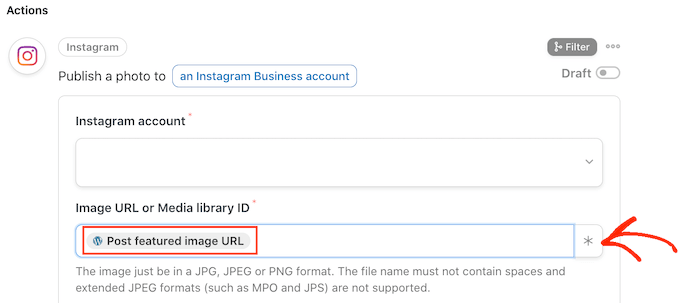 注目の画像をWordPressからInstagramに投稿する Post a featured image to Instagram from WordPress