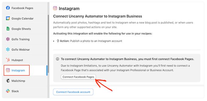 UncannyAutomatorとFacebookを接続する Connecting Uncanny Automator and Facebook
