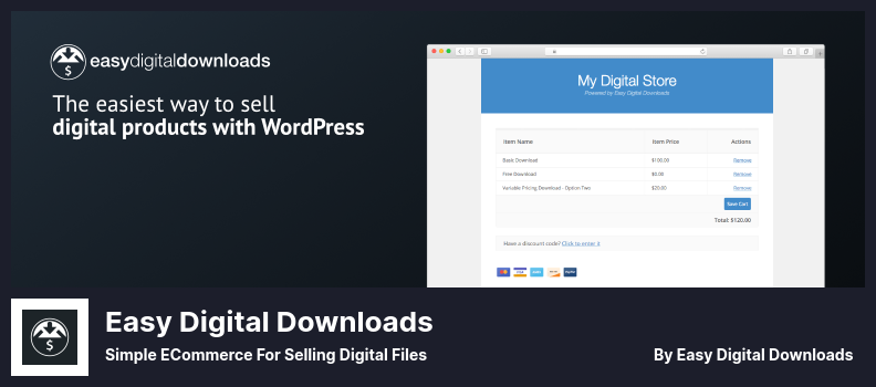 Easy Digital Downloads Plugin - Einfacher E-Commerce für den Verkauf digitaler Dateien
