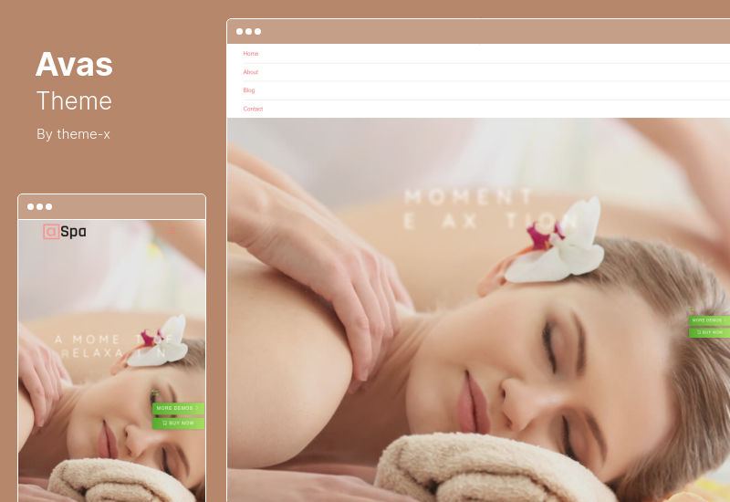 موضوع Avas - سمة WordPress Elementor