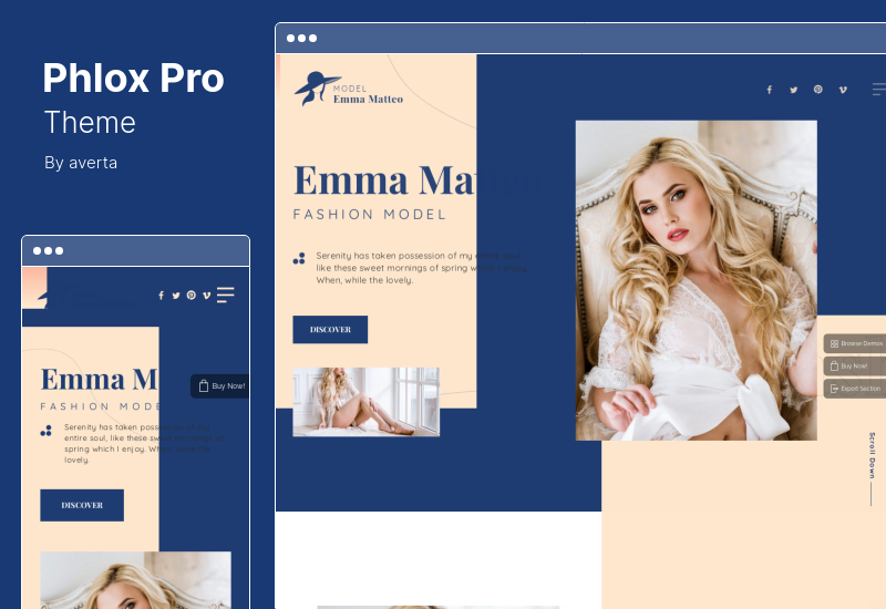 موضوع Phlox Pro - سمة WordPress متعددة الأغراض من Elementor