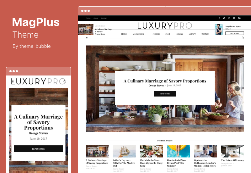 MagPlus Theme - مدونة ، سمة مجلة Elementor WordPress