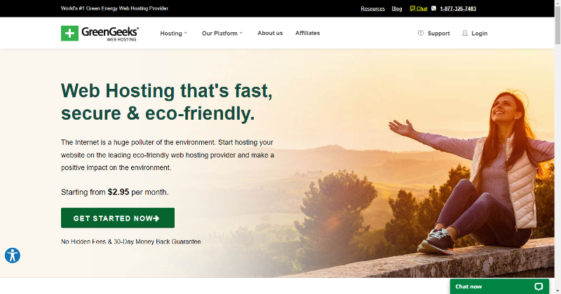 Greengeeks-Homepage