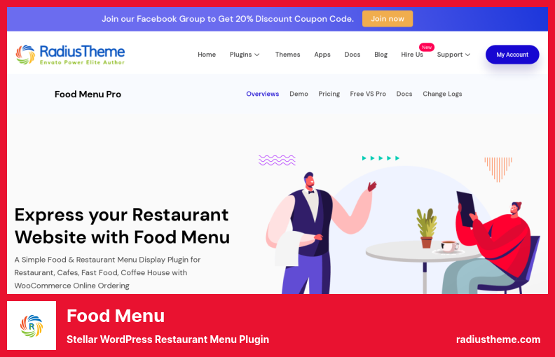Speisemenü-Plugin – Stellar WordPress Restaurantmenü-Plugin