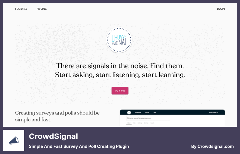 CrowdSignal Plugin - Einfaches und schnelles Plugin zum Erstellen von Umfragen und Umfragen