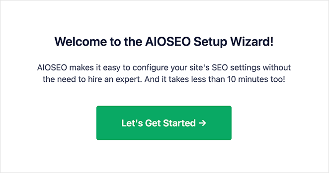 assistente de configuração aioso - SeedProd All in one SEO review: setup wizard
