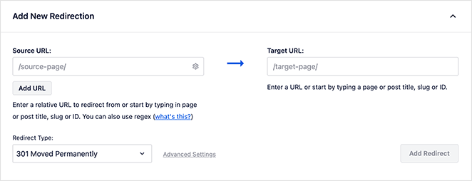 redirecionamento aioso - SeedProd all in one seo redirection