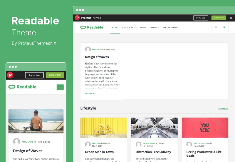 Tema yang Dapat Dibaca - Tema Blogging WordPress yang Berfokus pada Keterbacaan