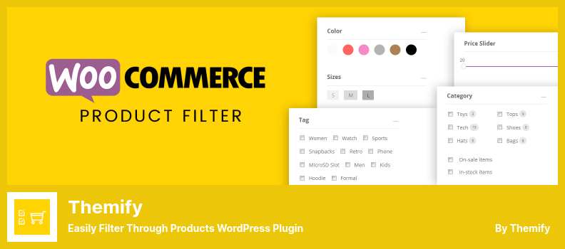 Plugin Themify - Filtra facilmente i prodotti Plugin WordPress