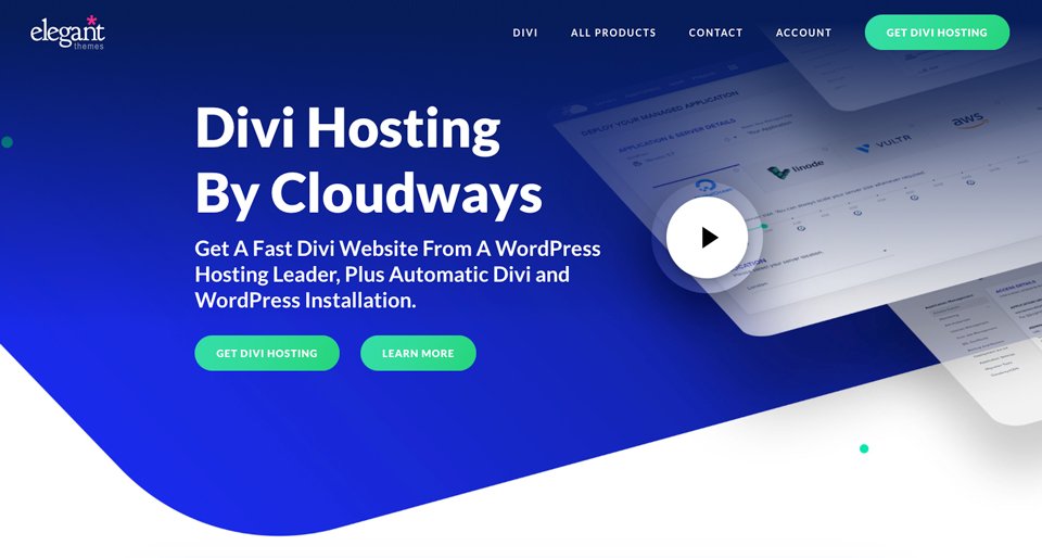 使用 Cloudways 进行 Divi 托管