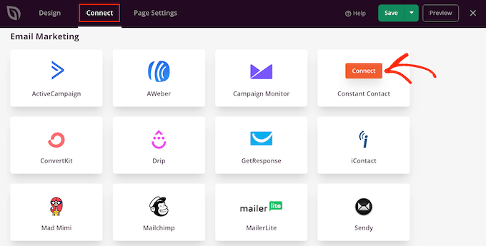Подключение SeedProd к вашей службе маркетинга по электронной почте Connecting SeedProd to your email marketing service