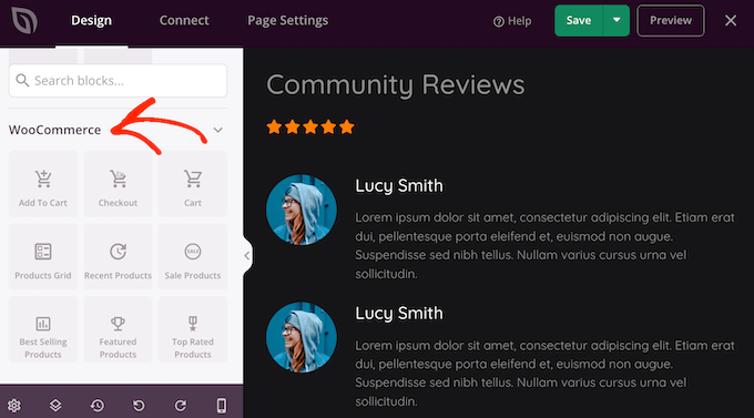 Добавление блоков WooCommerce на целевую страницу Google Ad Adding WooCommerce blocks to a Google Ad landing page