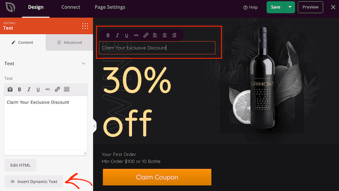 Настройки динамического текста SeedProd SeedProd's dynamic text settings